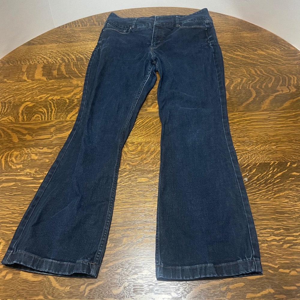 White House Black Market Jeans Womens 10S Blue The Sculpt Skinny Flare Dark Wash